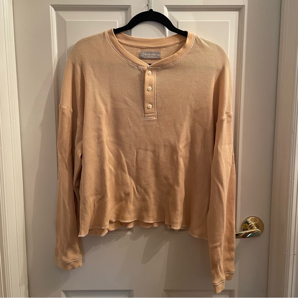 The Organic Cotton Waffle Henley